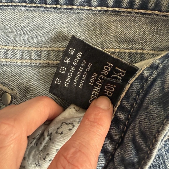 Lot of 3 Y2K ReRock Womens Jeans size 10R - Picture 7 of 9